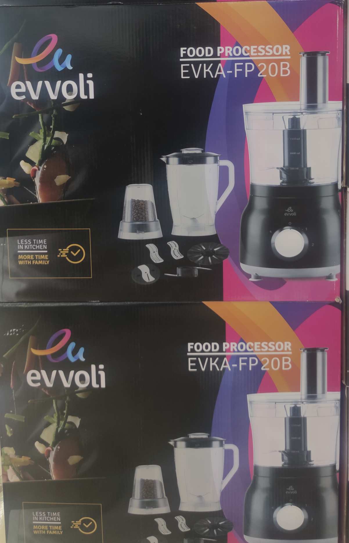 غذاساز چند کاره ایوولی ایتالیا مدل Evvoli EVKA-FP20B