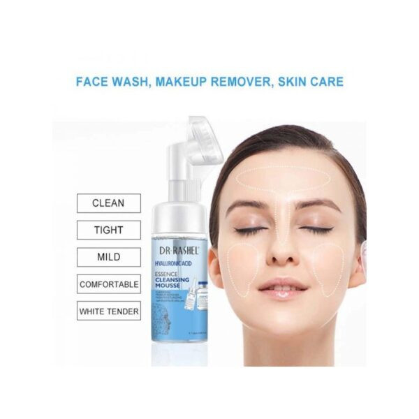 فوم شستشو صورت براش دار هیالورونیک اسید دکتر راشل