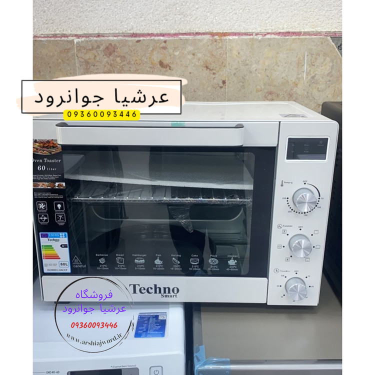 توستر ۶۰ لیتر تکنو مدل Ts-1160 شش المنته