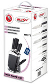 سرویس چاقو آشپزخانه ۷ پارچه مایر مدل MR-75
