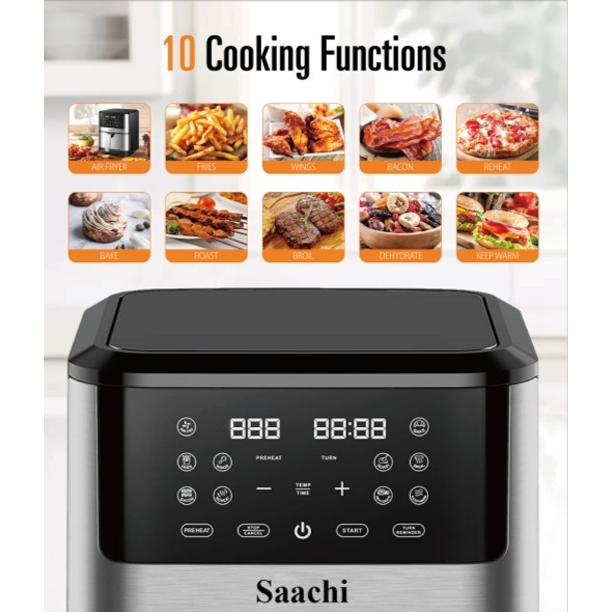 سرخ کن بدون روغن ساچی ۸ لیتر مدل NA-LF-4781