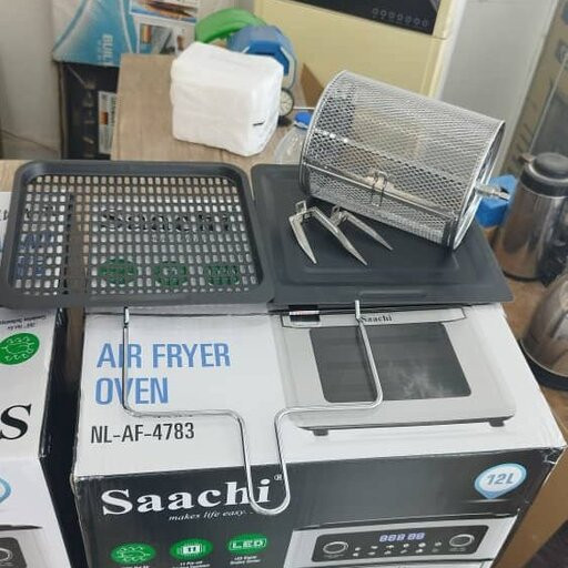 سرخ کن بدون روغن ساچی (آون توستر) ۱۲ لیتر مدل SAACHI NL-AF-4783