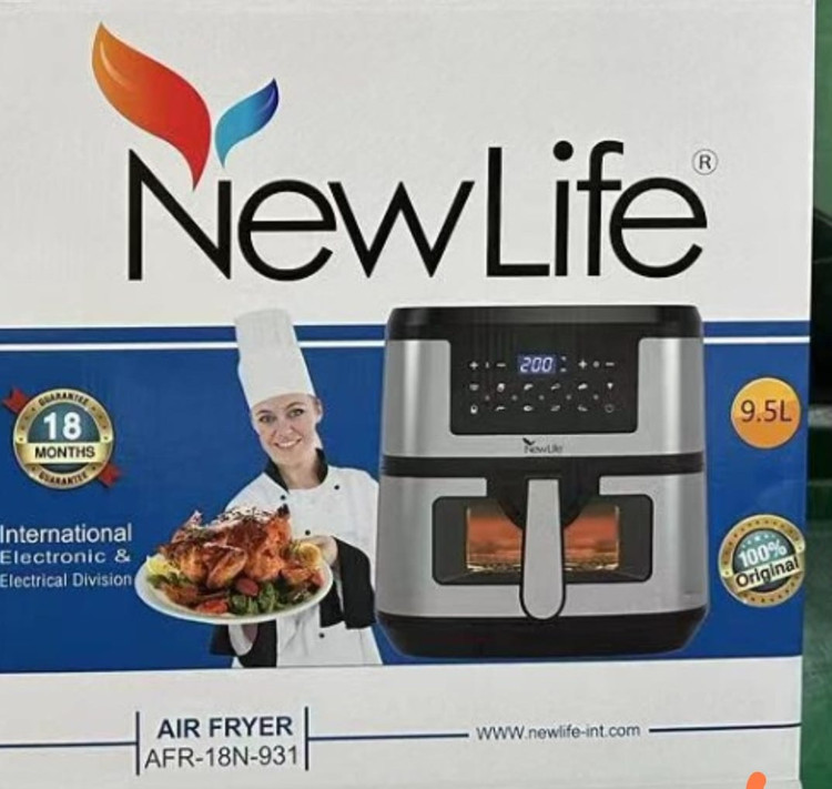 سرخ کن بدون روغن رژیمی ۹.۵ لیتر نیولایف مدل AFR-18N-931