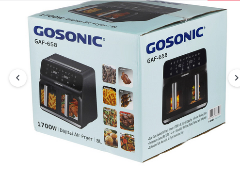 سرخ کن بدون روغن دوقلو گوسونیک مدل GAF-658