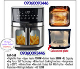 سرخ کن گوسونیک  دو المنته ۸ لیتر مدل GAF-568