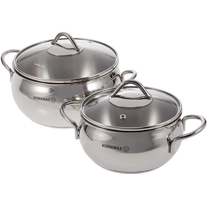 سرویس قابلمه کرکماز Tombik A1800 ا Korkmaz Tombik A 1800 Pot Set