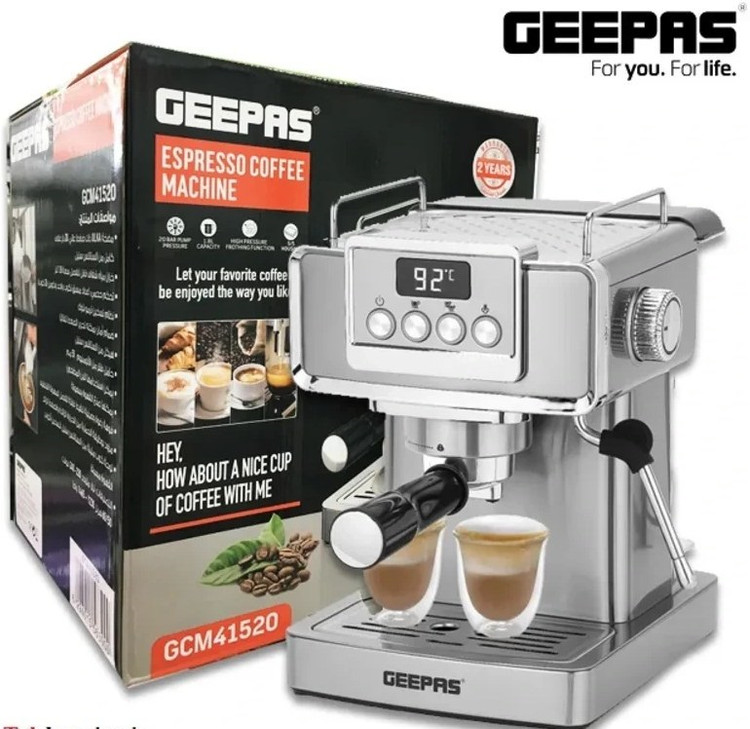 اسپرسوساز جیپاس 20 بار 1850 وات مدل GCM41520