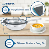 سرویس قابلمه کف لیزری 9تکه عرشیا مدلSS050-3543