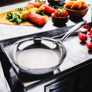ماهی تابه تک دسته استیل ۲۴ سانتی عرشیا مدل SS160-3565