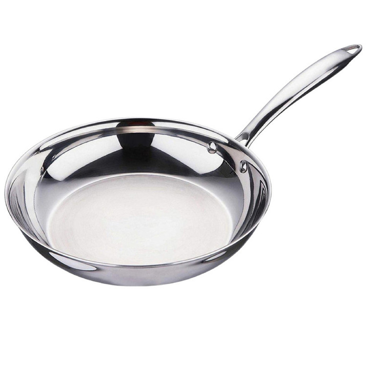 ماهی تابه تک دسته استیل ۲۴ سانتی عرشیا مدل SS160-3565