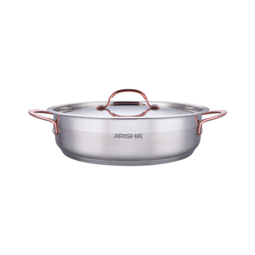 ماهیتابه دو دسته عرشیا 30 سانتیمتر، 2 درب