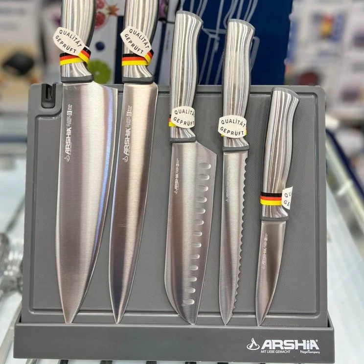 سرویس چاقوی 8 پارچه اهنربایی عرشیا مدل 3187