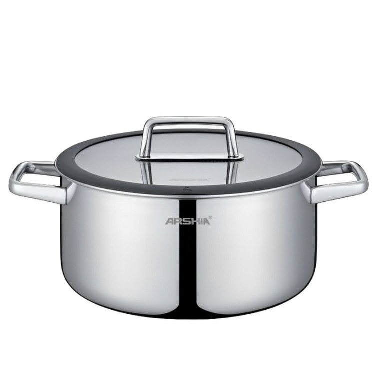 قابلمه تک استیل کف لیزری 20 سانتی عرشیا مدل SS050-3169