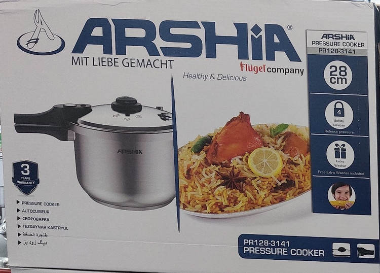 زودپز ۲۸سانت تک دسته عرشیا مدلPR128-3141