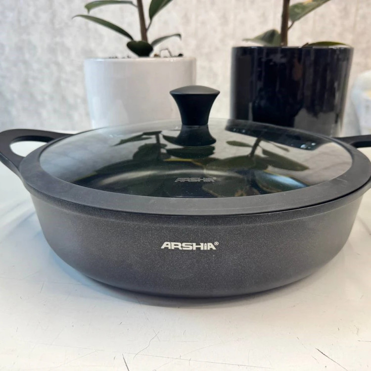 ماهیتابه دو دسته 32سانت چدن عرشیا مدلCO498-3118