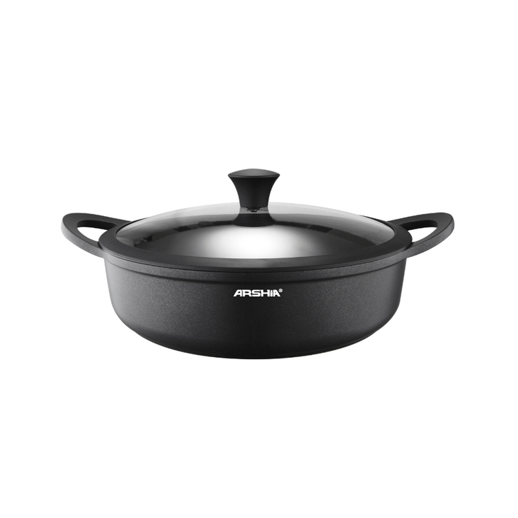 ماهیتابه دو دسته 32سانت چدن عرشیا مدلCO498-3118