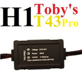 هدلایت T43PRO برند توبیز TBS پایه H1 رنگ زرد آفتابی