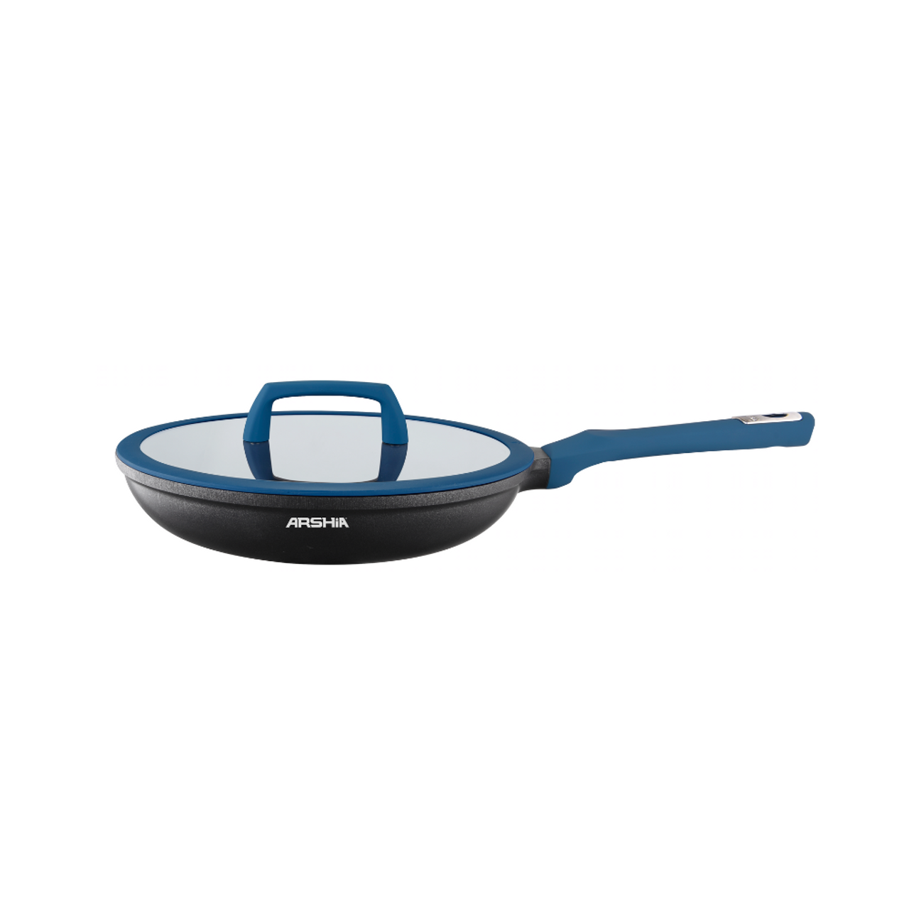 ماهیتابه عرشیا با درب آبی 30 سانتی‌متر CO135-3111