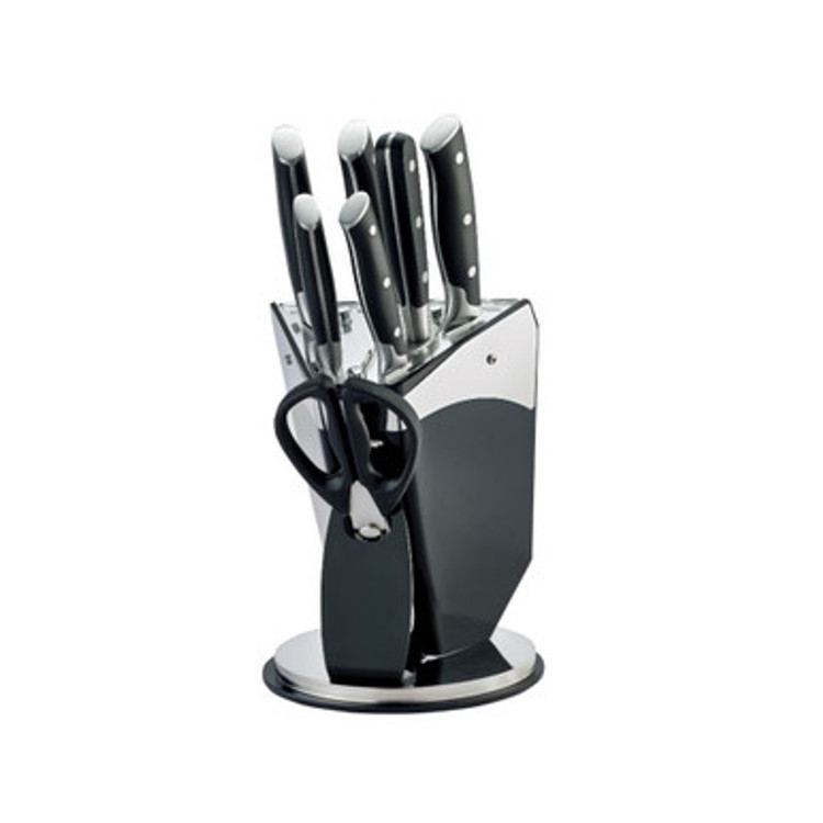 سرویس چاقو 8 تیکه مشکی عرشیا ARSHIAمدل K118-3093