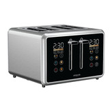 توستر نان دیجیتال ۴ تکهای عرشیا مشکی BT118-3072