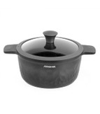 سرویس قابلمه دایکاست عرشیا 8 پارچه مشکی مدل CO110-3009