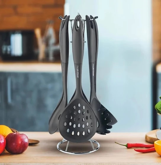 ست کفگیر و ملاقه سیلسکونی 7تکه عرشیا مدلUL135-3006