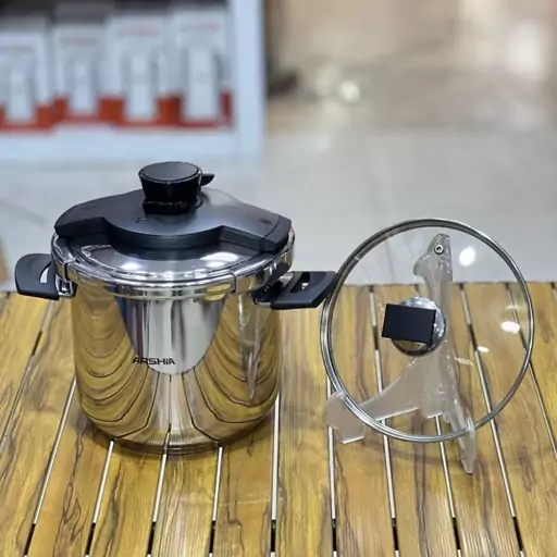 زودپز استیل عرشیا ۷ لیتری خاکستری مدل  PR116-2996