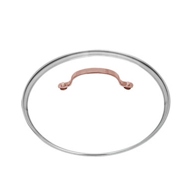 ماهی تابه تک دسته ۲۸سانت استیل دسته مسی مدل SS014-2979