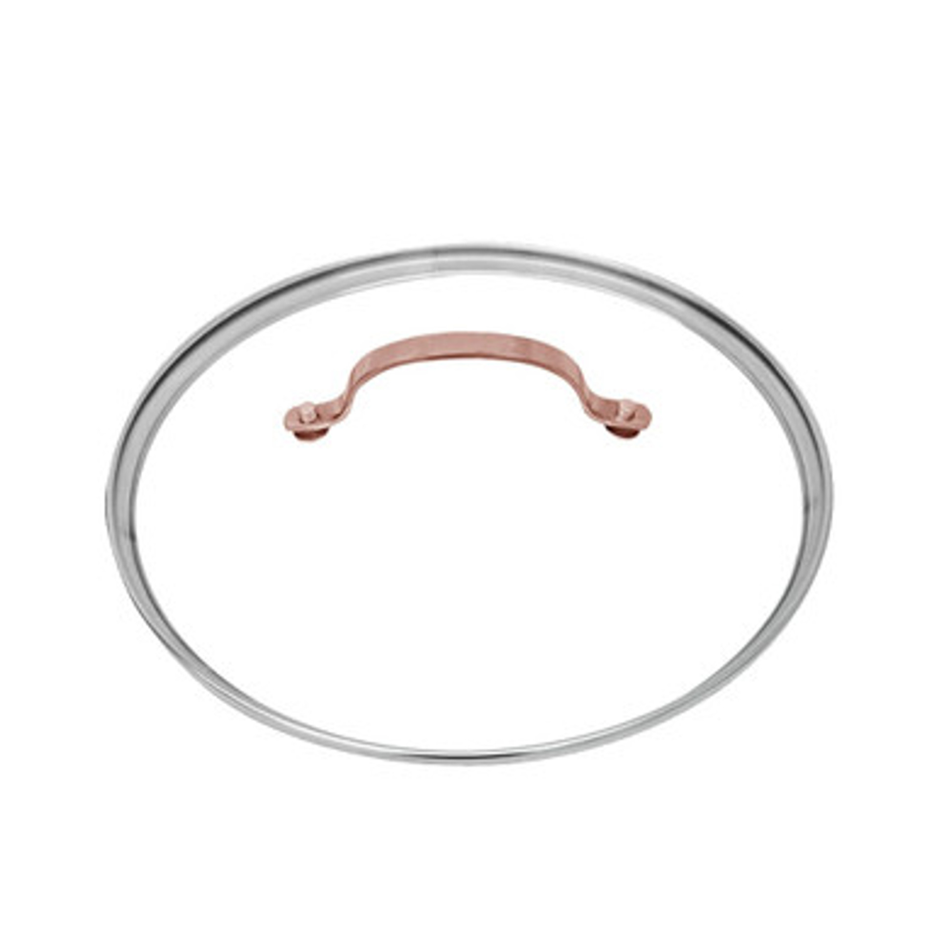 قابلمه تکی 22 سانت استیل دسته مسی مدل SS014-2974