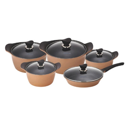 سرویس قابلمه گرانیت 10 پارچه کره ای عرشیا مدل CO612-2900
