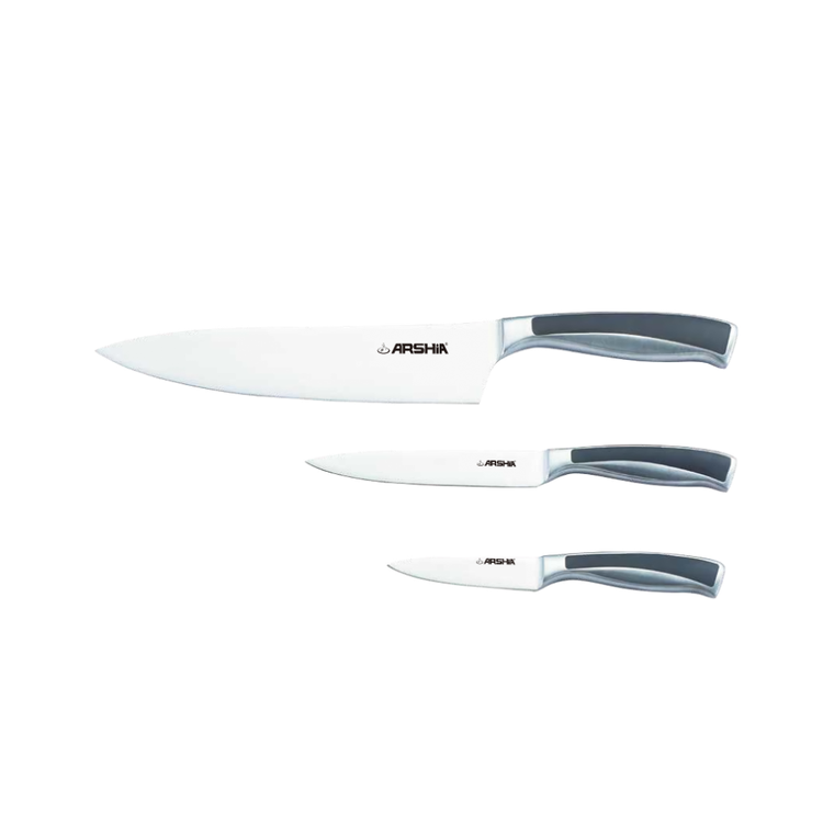 چاقوی عرشیا 3عدد (تیغه فولادی ) مدل KS270-2915