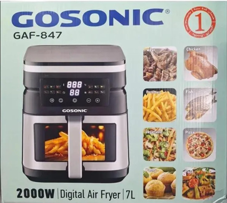 سرخکن رژیمی دو المنت 7 لیتر گوسونیک مدل Gosonic GAF-847